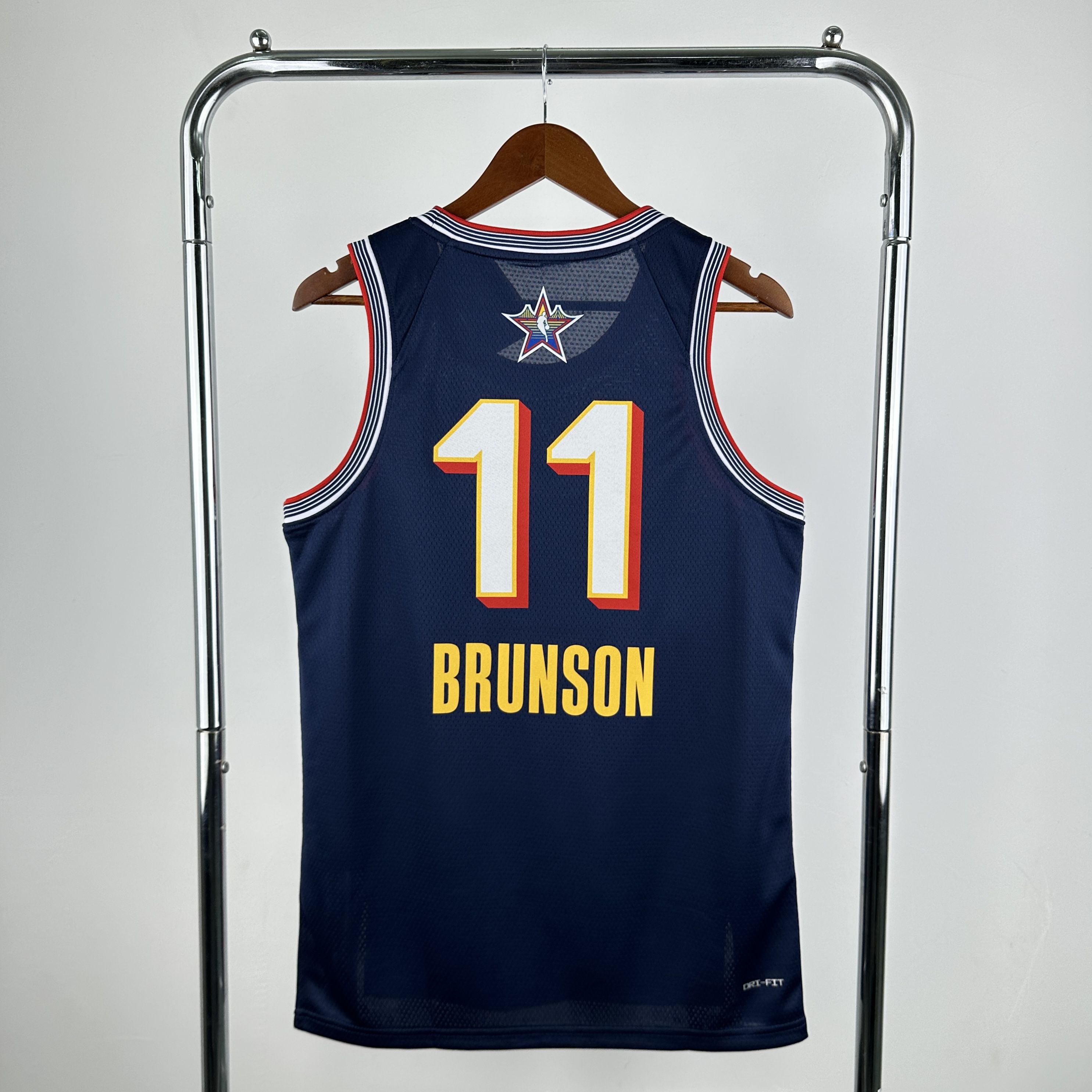 Men 2025 All star 11 Brunson Drak Blue Jordan Edition NBA Jersey